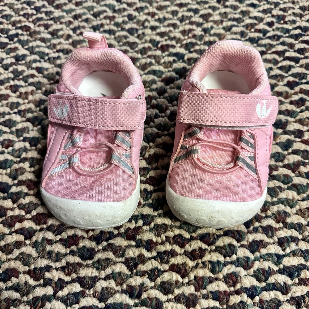 Feetcity Wide Toe Baby Shoes Pink Sz 9-15 M Breathable Lightweight